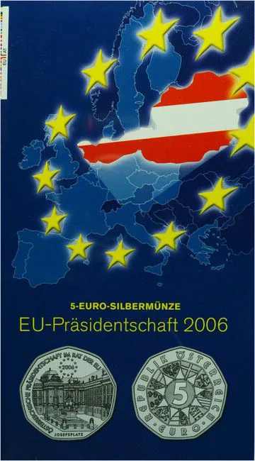 EU - Předsednictví 2006, stříbrná mince 